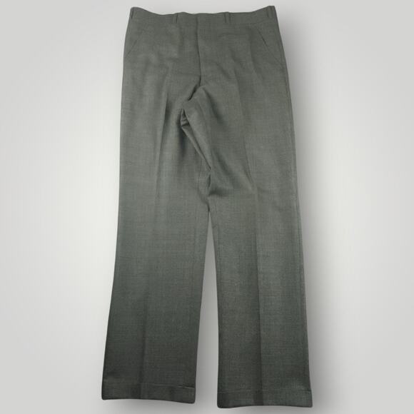 Vtg Single Breasted Suit Mens 40R/34R Classic Fit Wool 2 Piece Glen Check Plaid - Picture 7 of 16